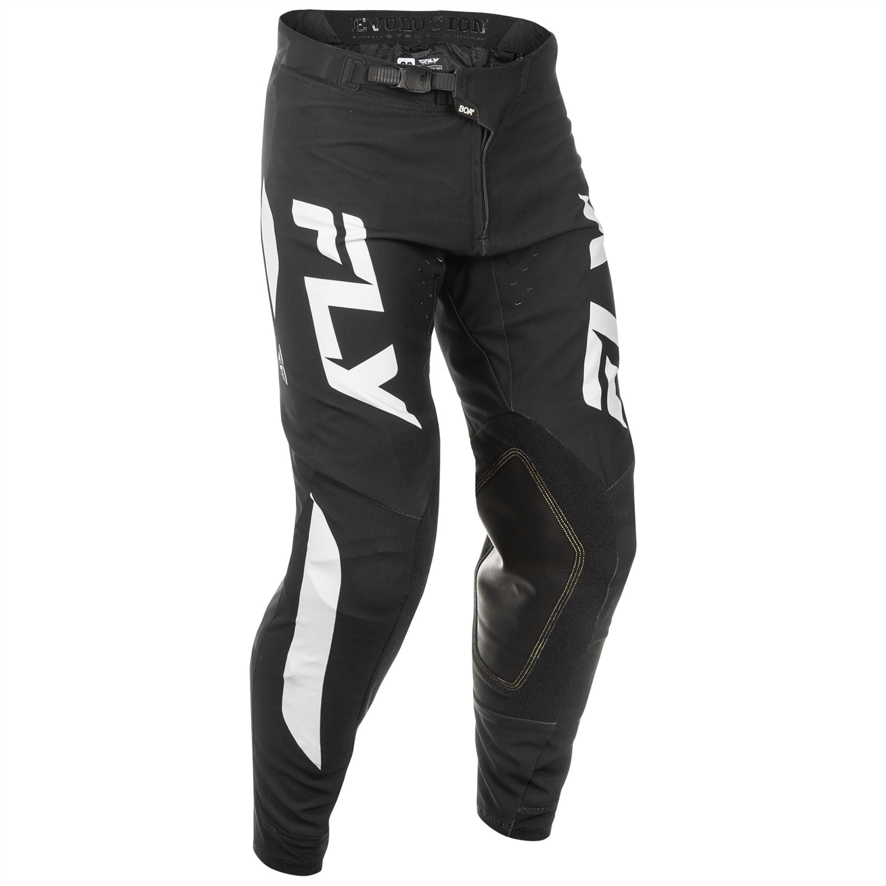 Fly Racing 2025 Evolution DST Motocross Pants Black White Purple
